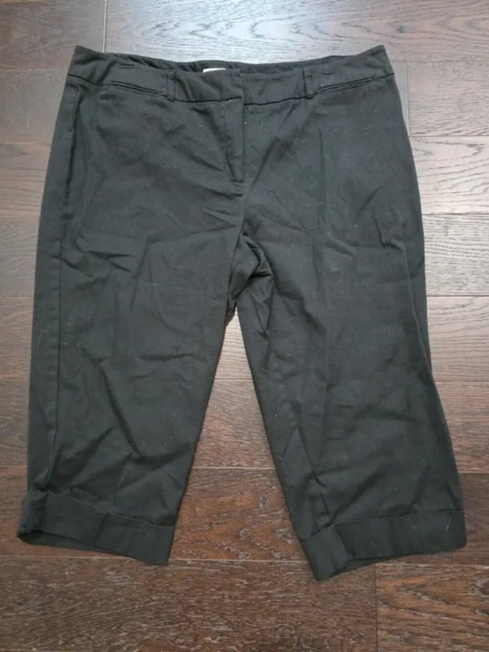 Women's sz 18w Cato Black Capri Dress Pants